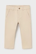Mayoral kalhoty dětské bavlněné s elastanem hnědé regular waist 521
