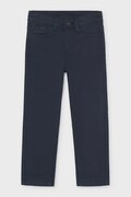 Mayoral nohavice detské bavlnené s elastanom slim fit basic tmavomodré regular waist 517