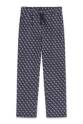 Guess spodnie dresowe dziecięce bawełniane granatowe regular waist L6YB07 K4094
