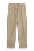 Guess spodnie dresowe dziecięce bawełniane beżowe regular waist L6YB07 K4094