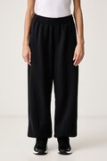 Jordan spodnie dresowe damskie z bawełną Brooklyn czarne regular waist IM7314.010