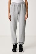 Nike Sportswear pantaloni de trening pentru femei cu bumbac Studio Fleece gri regular waist IM8076.063