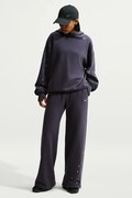 Nike Sportswear spodnie dresowe damskie z bawełną Studio Fleece szare IX7048.013