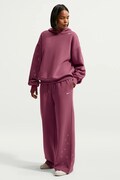 Nike Sportswear spodnie dresowe damskie z bawełną Studio Fleece różowe IX7048.654
