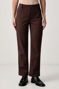 Joseph Ribkoff штани жіночі з віскозою коричневі regular waist 243049W26