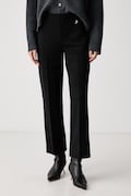 Joseph Ribkoff штани жіночі з віскозою чорні regular waist 243049W26