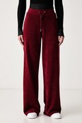 Guess Jeans teplákové nohavice dámske burgundské W6BB05 K5559