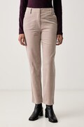 Marc O'Polo spodnie damskie welurowe beżowe high waist 5000010399