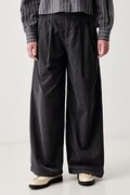Marc O'Polo spodnie damskie sztruksowe szare high waist 5000012554