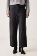 Marc O'Polo spodnie damskie sztruksowe szare high waist 5000006990