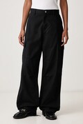 Carhartt WIP Brandon Cargo Pant spodnie cargo bawełniane męskie czarne regular waist I037582