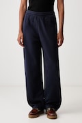 Carhartt WIP Cassie Sweat Pant spodnie dresowe bawełniane damskie granatowe high waist I037149