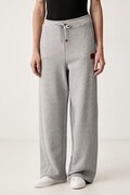 Max&Co. spodnie dresowe damskie z bawełną CAPSULA szare regular waist 2626786043200