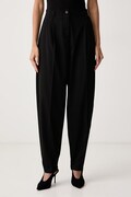 Max&Co. spodnie damskie BRUNO czarne high waist 2626136023200
