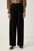 iBlues kalhoty dámské s viskózou IBLBABA černé high waist 2627136072200