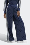 adidas Originals spodnie wide leg damskie Wide Leg Polka Dots granatowe high waist LI2844
