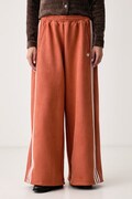 adidas Originals spodnie dresowe damskie Adilenium Season 6 Faux Suede pomarańczowe high waist LH1926