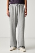 The North Face spodnie dresowe damskie z bawełną Essential szare high waist NF0A8FDSCQO1