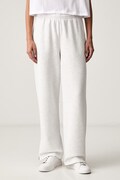 Under Armour spodnie dresowe damskie z bawełną Rival szare high waist 6013552