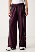 Under Armour spodnie dresowe damskie Unstoppable bordowe high waist 6013530