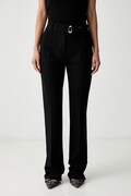 Sportmax Rum with viscose Women's black high waist 2622136061600
