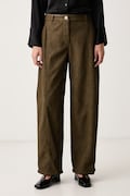 Pinko spodnie wide leg damskie z imitacji skóry zielone super high waist 107710 A3MD