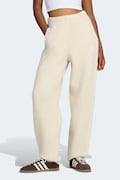 adidas Originals spodnie dresowe damskie z dodatkiem wełny Adiluna Season 2 x Jennie beżowe high waist LD4963