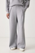 Lacoste spodnie dresowe damskie z bawełną szare XF8372