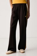 adidas Originals teplákové nohavice dámske s bavlnou Beckenbauer hnedé high waist KS4741