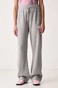 adidas Originals donji dio trenirke za žene Essentials Knit sivi spušteni struk IA4439