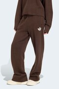 adidas Originals spodnie dresowe damskie Essentials Knit brązowe high waist IA4437