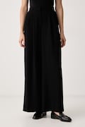 Morgan штани жіночі чорні high waist POMO.F