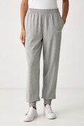 Calvin Klein Underwear spodnie lounge damskie bawełniane szare high waist LV00QS7687