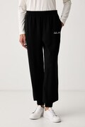 Calvin Klein Underwear spodnie lounge damskie bawełniane czarne high waist LV00QS7687