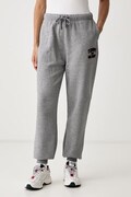 Tommy Hilfiger spodnie dresowe damskie z bawełną szare WW0WW51627