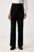 Tommy Hilfiger spodnie straight damskie czarne high waist WW0WW52204