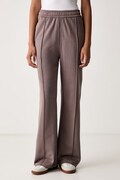 Calvin Klein Jeans damskie z bawełną brązowe high waist LV047H220G