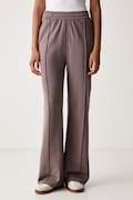 Calvin Klein Jeans damskie z bawełną brązowe high waist LV047H220G
