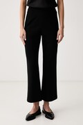 United Colors of Benetton nohavice dámske s viskózou čierne high waist 47CKDF0CO