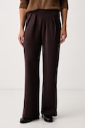 United Colors of Benetton pantaloni palazzo da donna marrone high waist 3QAFDF01M