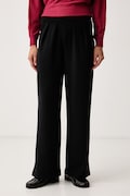 United Colors of Benetton pantaloni palazzo da donna neri high waist 3QAFDF01M