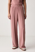 United Colors of Benetton spodnie dresowe damskie różowe high waist 3QAFDF01L