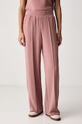 United Colors of Benetton spodnie dresowe damskie różowe high waist 3QAFDF01L