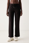 Skechers spodnie dresowe damskie GOLUXE brązowe high waist PT103