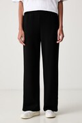 Armani Exchange spodnie dresowe damskie czarne high waist XW002854 AF16111