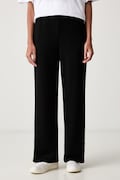 Armani Exchange spodnie dresowe damskie czarne high waist XW002854 AF16111
