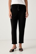 Joseph Ribkoff teplákové nohavice dámske s viskózou čierne high waist 261606F26