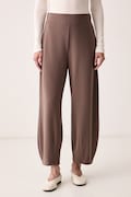 Joseph Ribkoff spodnie damskie brązowe high waist 263217