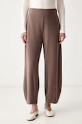 Joseph Ribkoff spodnie damskie brązowe high waist 263217