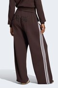 adidas Originals spodnie dresowe damskie bawełniane brązowe high waist LE8324